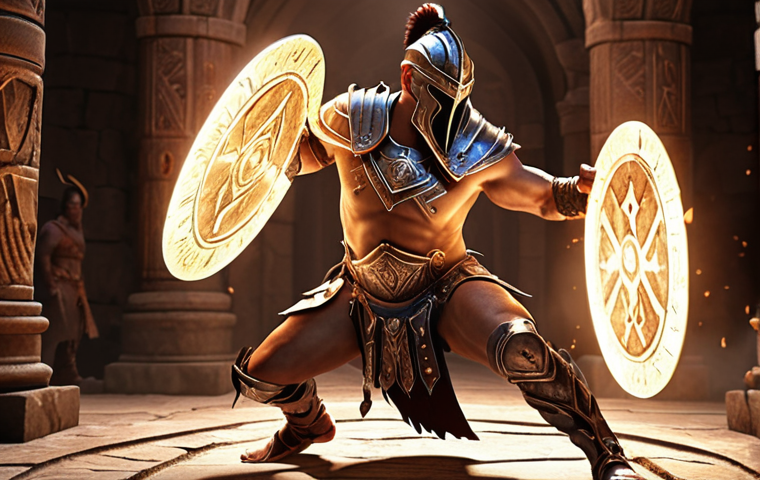 **Prompt 1:** Aion Gladiator, powerful warrior, runes glowing, strength and crit focused, dynamic action pose.