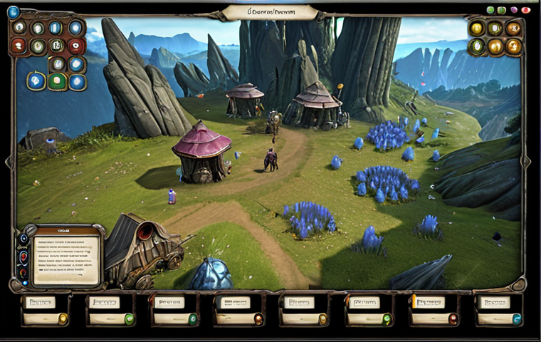 **
Prompt: "Aion character strategizing equipment farming route, analyzing stats, highlighting weak points, map overlay, data charts, loot tables, game UI elements, fantasy setting."
**