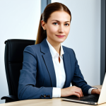 아이온 장비 강화 팁 - Successful Businesswoman**

"A professional businesswoman in a stylish, modest business suit, sittin...